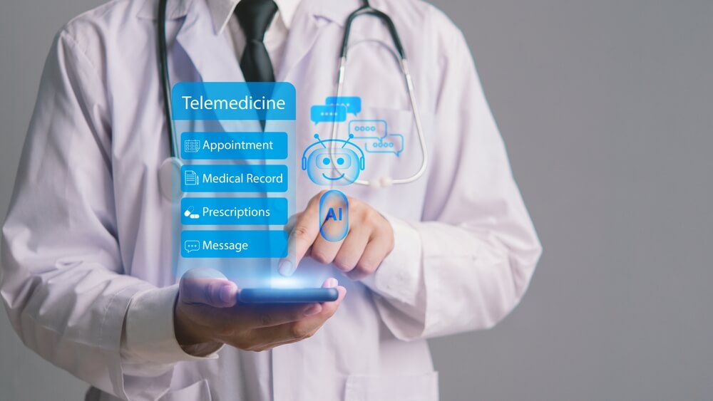 Virtual medical assistant can be working remotely on healthcare systems